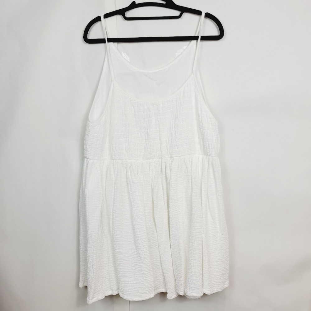 POSSE white slip gauze baby doll dress - Picture 5 of 8